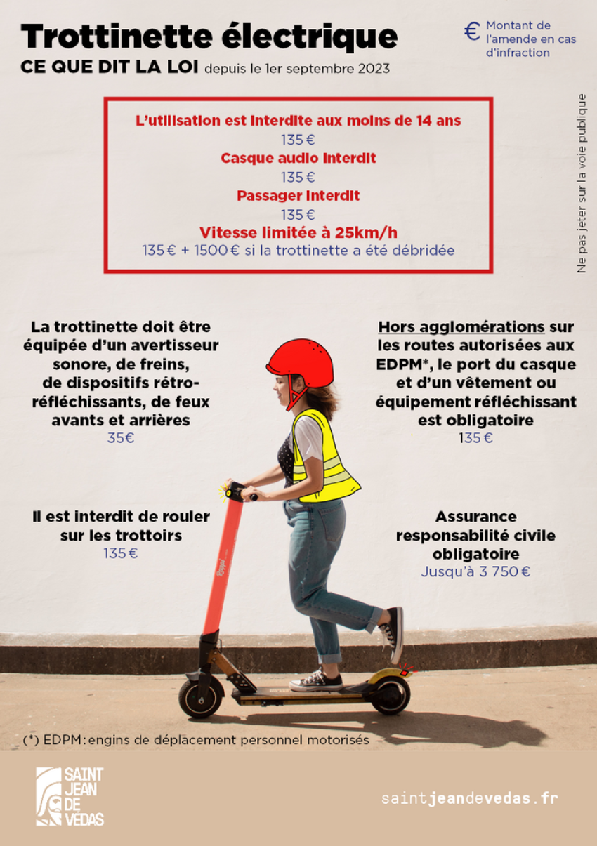 Trottinette Lectrique Tout Savoir Pour Rouler En S Curit Mairie